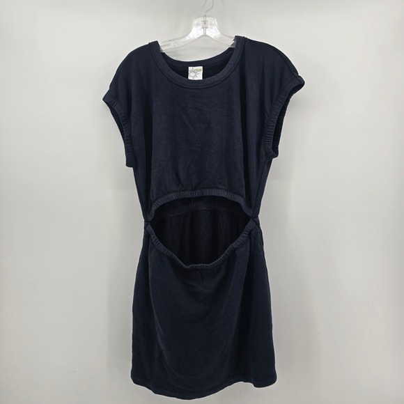 aerie Dresses & Skirts - OFFLINE by Aerie Cutout Sweatshirt Mini Dress Blue Medium NWT